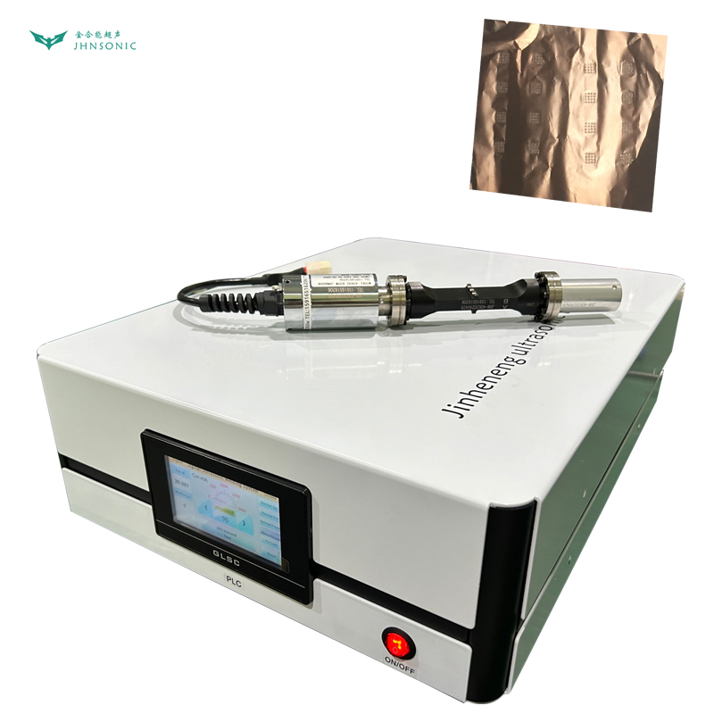 4008-1 full wave negative electrode ultrasonic metal spot welding machine for lithium ion battery tab
