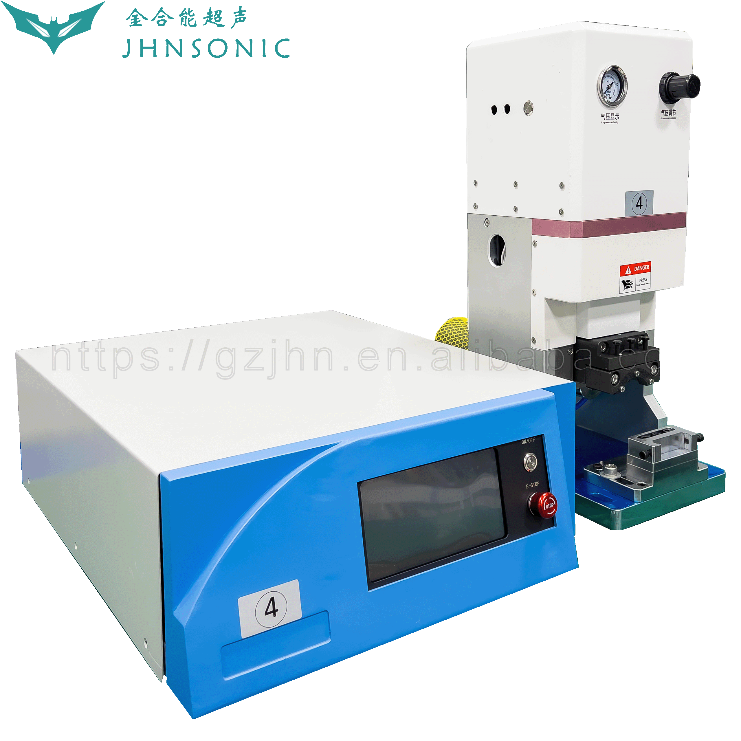 Visual positioning automatic ultrasonic terminal welding machine